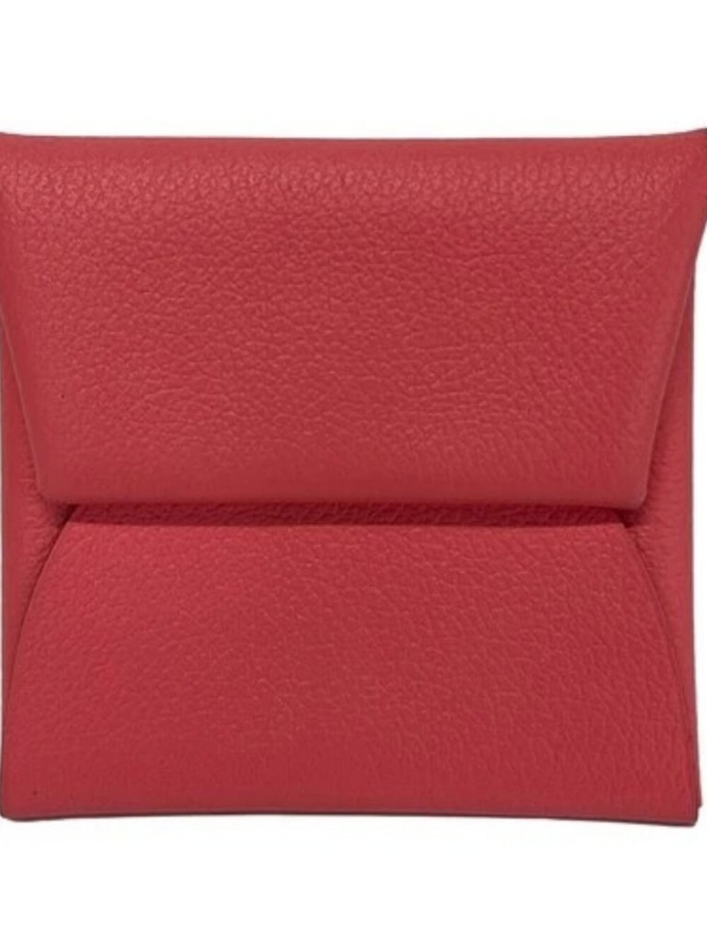 HERMES Bastia Rose Azalee Evercolor D Coin Case